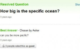 Yahoo! Answers question asks "How big is the specific ocean"