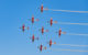 A formation flight by Patrouille Suisse at a 2019 air show. (Photo by Tambako the Jaguar via Flickr/Creative Commons https://flic.kr/p/2isFdKo)