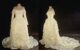 A white wedding dress Ruth Hensinger made out of the parachute her husband, Claude, had used during World War II. (Photos via Smithsonian Museum of American History via Archive.org) https://web.archive.org/web/20110220231630/https://americanhistory.si.edu/collections/costume/object.cfm?recordnumber=834994