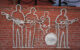 A metal wall sculpture of the outlines of the (actual) Beatles performing. (Photo by yachmenev via Flickr/Creative Commons https://flic.kr/p/7HMZjE)