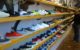 Shelves of gym shoes (not the ones featured in today's show). Photo by Sam Beebe via Flickr/Creative Commons https://flic.kr/p/bErtv2