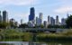 The Chicago skyline, with the Chicago River in the foreground. (Photo by Sean Birmingham via Flickr/Creative Commons https://flic.kr/p/fXwoc6)