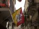 The flag of Sicily hangs on a street. (Photo by Nuno Cardoso via Flickr/Creative Commons https://flic.kr/p/vJaJbS)