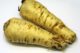 Two unpeeled parsnips against a white background. (Photo by Bruno Girin via Flickr/Creative Commons https://flic.kr/p/mv3gB)