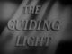 Title screen from the 1950s version of The Guiding Light