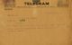 A telegram from Cleveland Postmaster William J. Murphy to the postmaster of Chicago, explaining that mail planes had departed the city on September 6, 1918. (Image via National Postal Museum/Creative Commons http://n2t.net/ark:/65665/hm81f587031-ba74-4631-a3cd-ef8770cf9ad5)