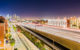 A long exposure photo of the 110 freeway at night. (Photo by Jackie Nell via Flickr/Creative Commons https://flic.kr/p/DKotfu)