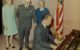 President Richard Nixon sits down to play the piano for former President Harry S. Truman during the Nixon's visit to the Truman Library, March 21, 1969. From left to right: First Lady Pat Nixon, former President Truman, former First Lady Bess W. Truman, and President Nixon. Credit: Harry S. Truman Library Harry S. Truman Library & Museum. https://www.trumanlibrary.gov/photograph-records/69-1196a