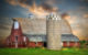 A large red barn on a farm in Stutsman, North Dakota, not the farm in today's episode. (Photo by Bill Tanata via Flickr/Creative Commons https://flic.kr/p/21dz76R)