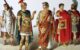 Close up on a section of panstless men in by Albert Kretschmer, painters and costumer to the Royal Court Theatre, Berin, and Dr. Carl Rohrbach. - Costumes of All Nations (1882) Image via Wikicommons https://commons.wikimedia.org/wiki/Category:Ancient_Roman_fashion#/media/File:Ancient_Times,_Roman._-_017_-_Costumes_of_All_Nations_(1882).JPG