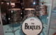 A replica of Ringo Starr's drumset with "The Beatles" written on the front of the bass drum. (Photo by doryfour via Flickr/Creative Commons https://flic.kr/p/cUh7nW)